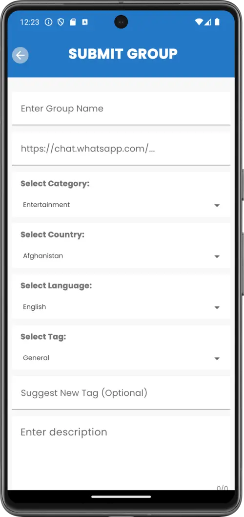 Submit WhatsApp Group